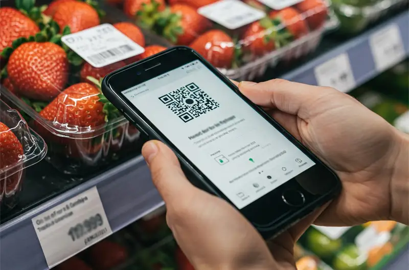 qr code for food traceability